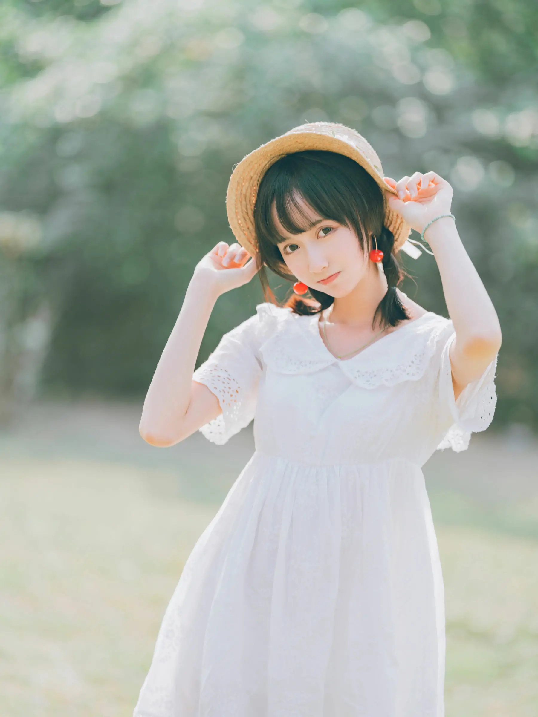 [福利COS] 萌系小姐姐木绵绵OwO - 夏日彩虹