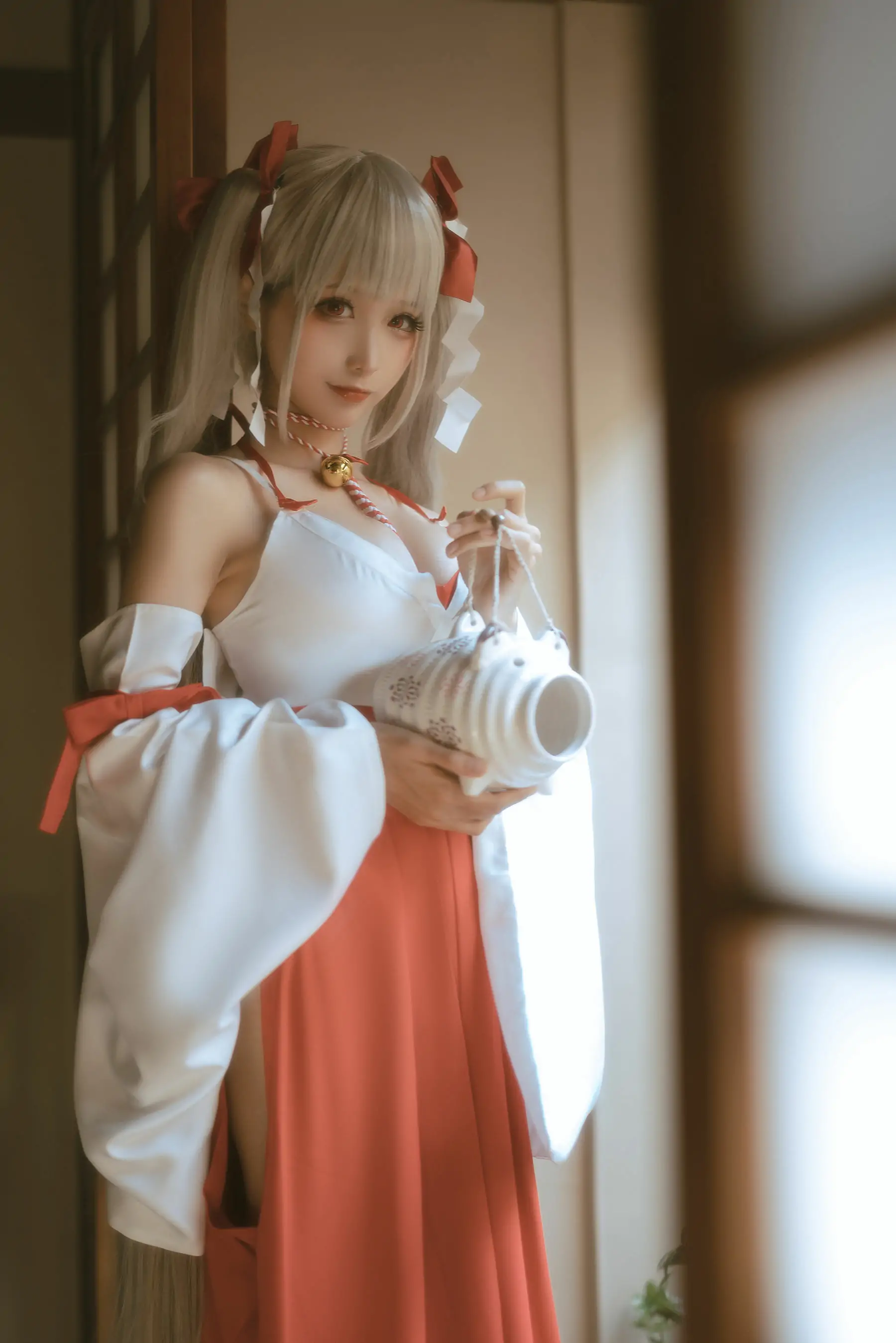 [福利COS] 动漫博主蠢沫沫 - 可畏巫女