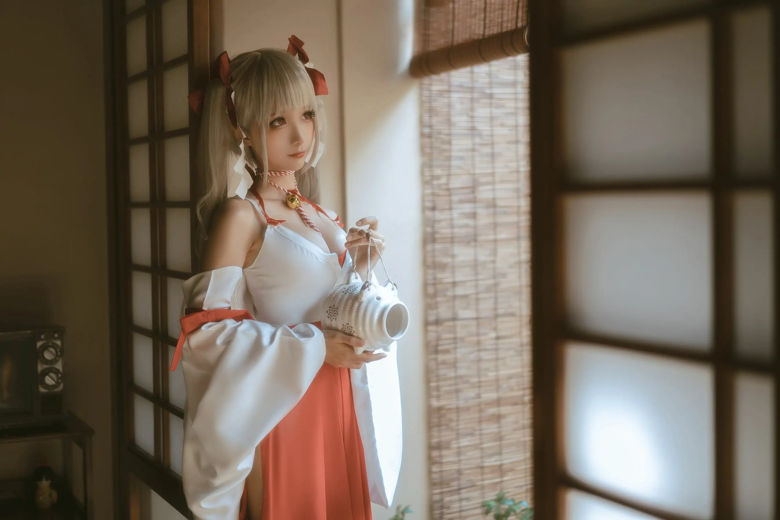 [福利COS] 动漫博主蠢沫沫 - 可畏巫女