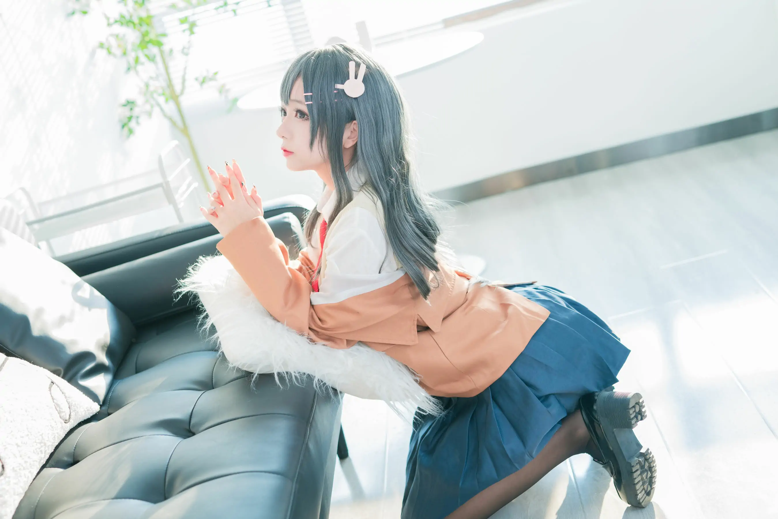 [网红COS] Cosplay日奈娇 - 麻衣校服