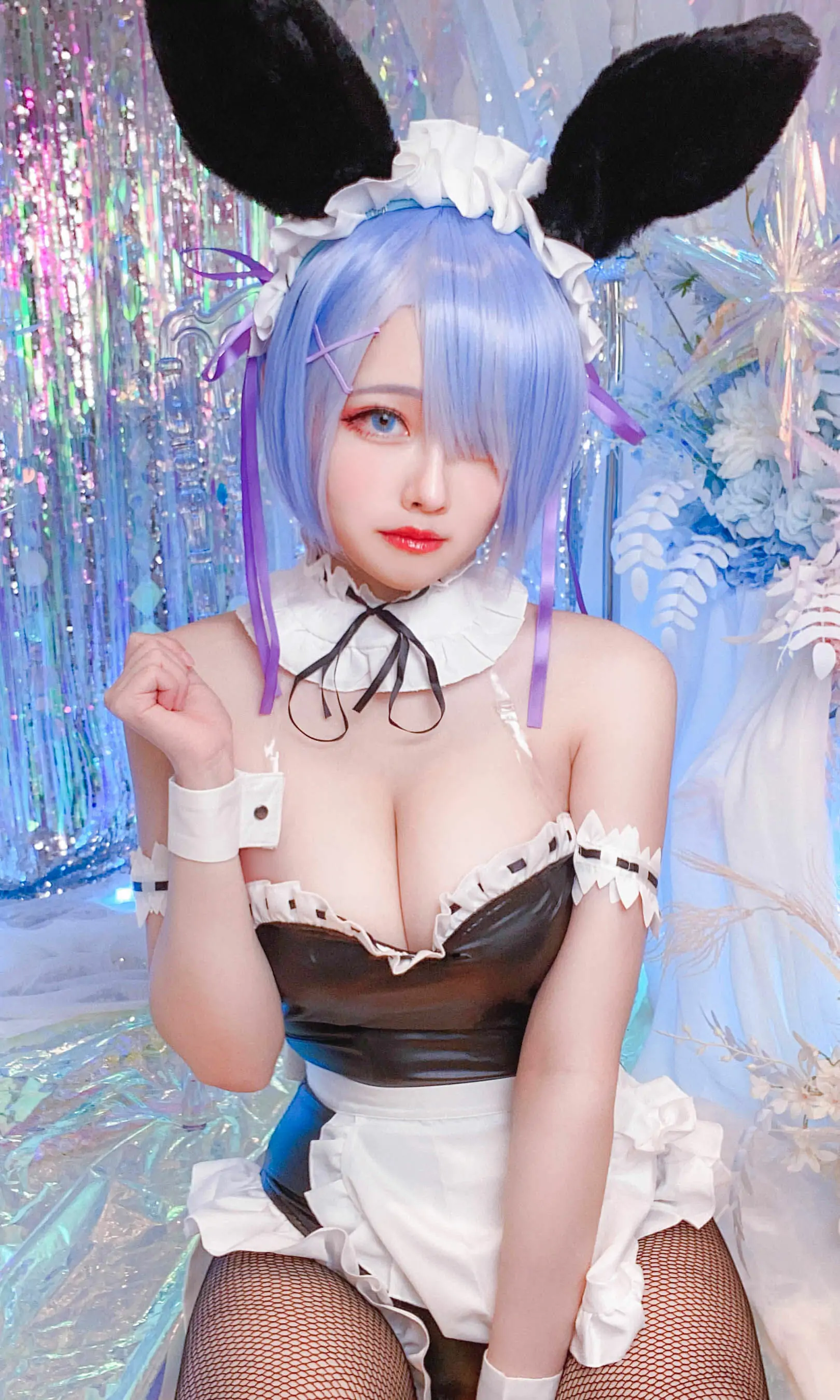 [网红COS] Arty亚缇 - REM bunny suit ver. (Re_Zero)