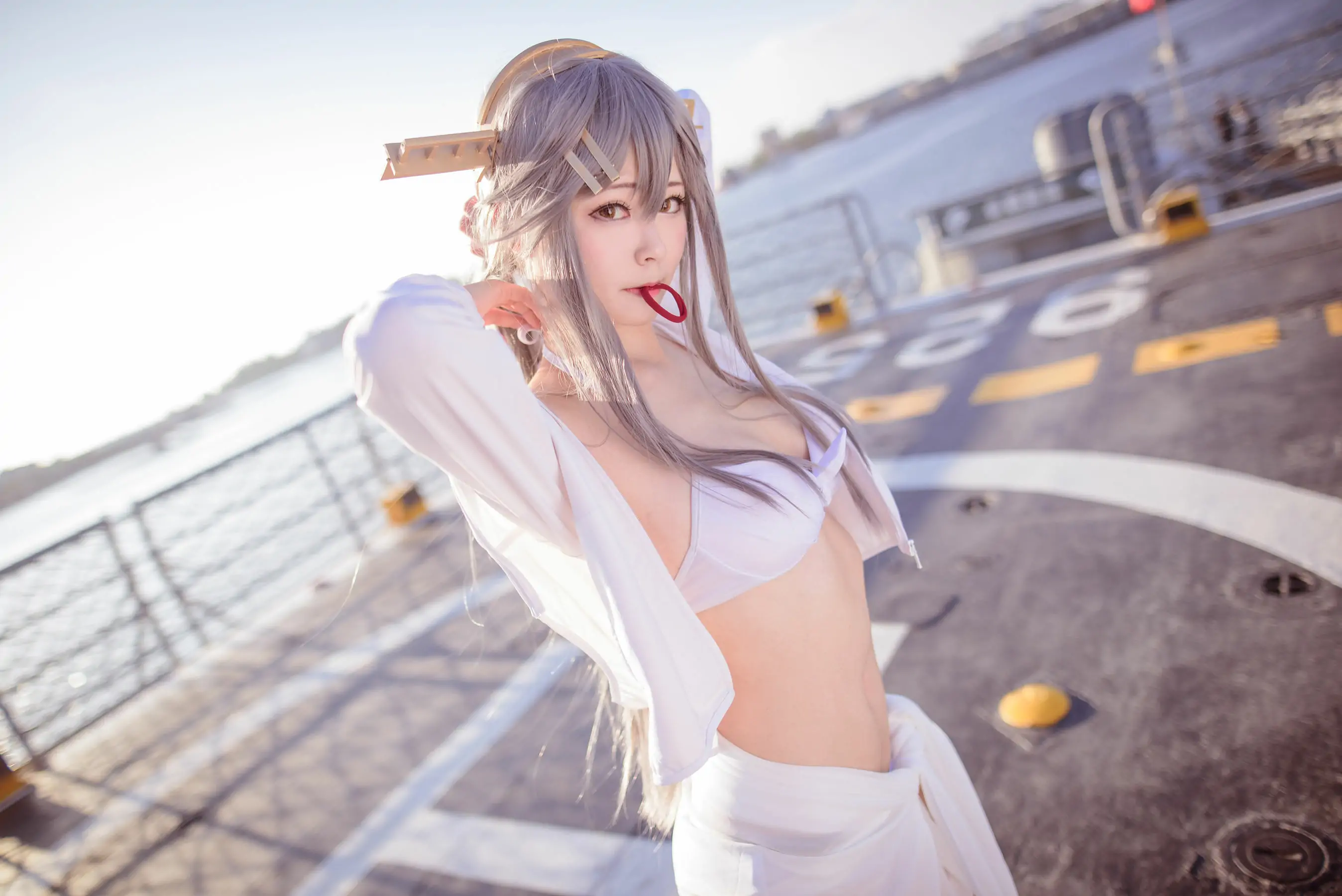 [网红COS] COS妹子Arty亞緹 - 艦これ はるな Haruna