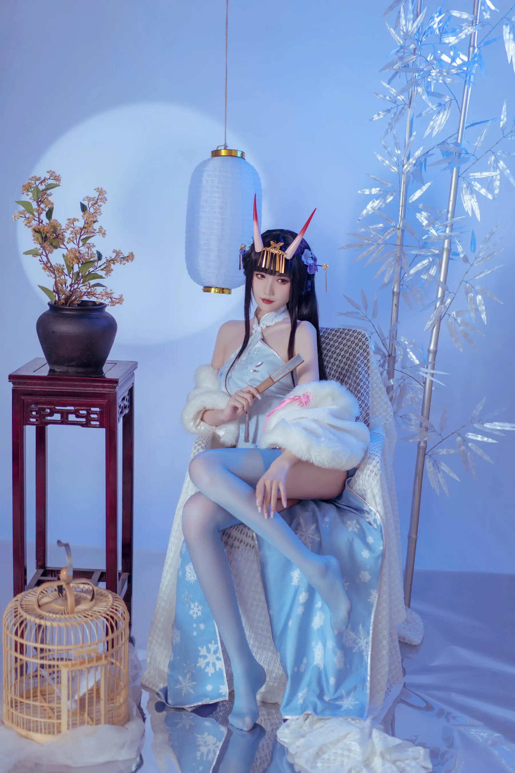 [网红COS] 花兮_honoka - 能代 冬雪沁香