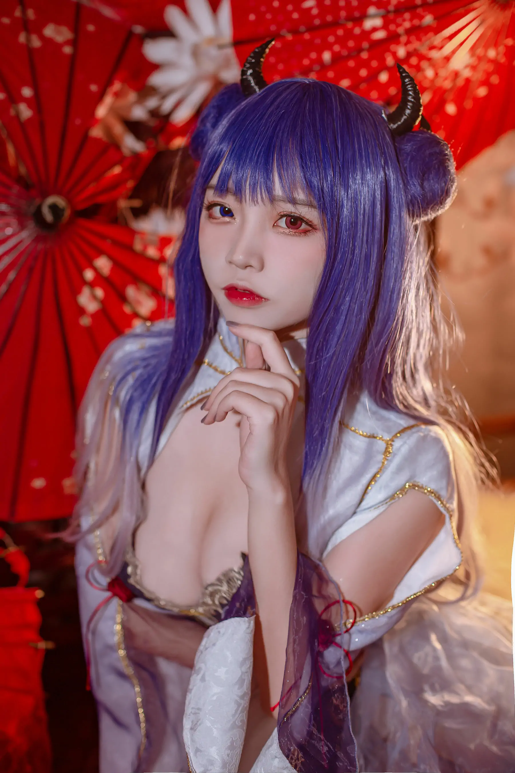 [福利COS] 人气Coser二佐Nisa - 碧蓝 伊吹旗袍