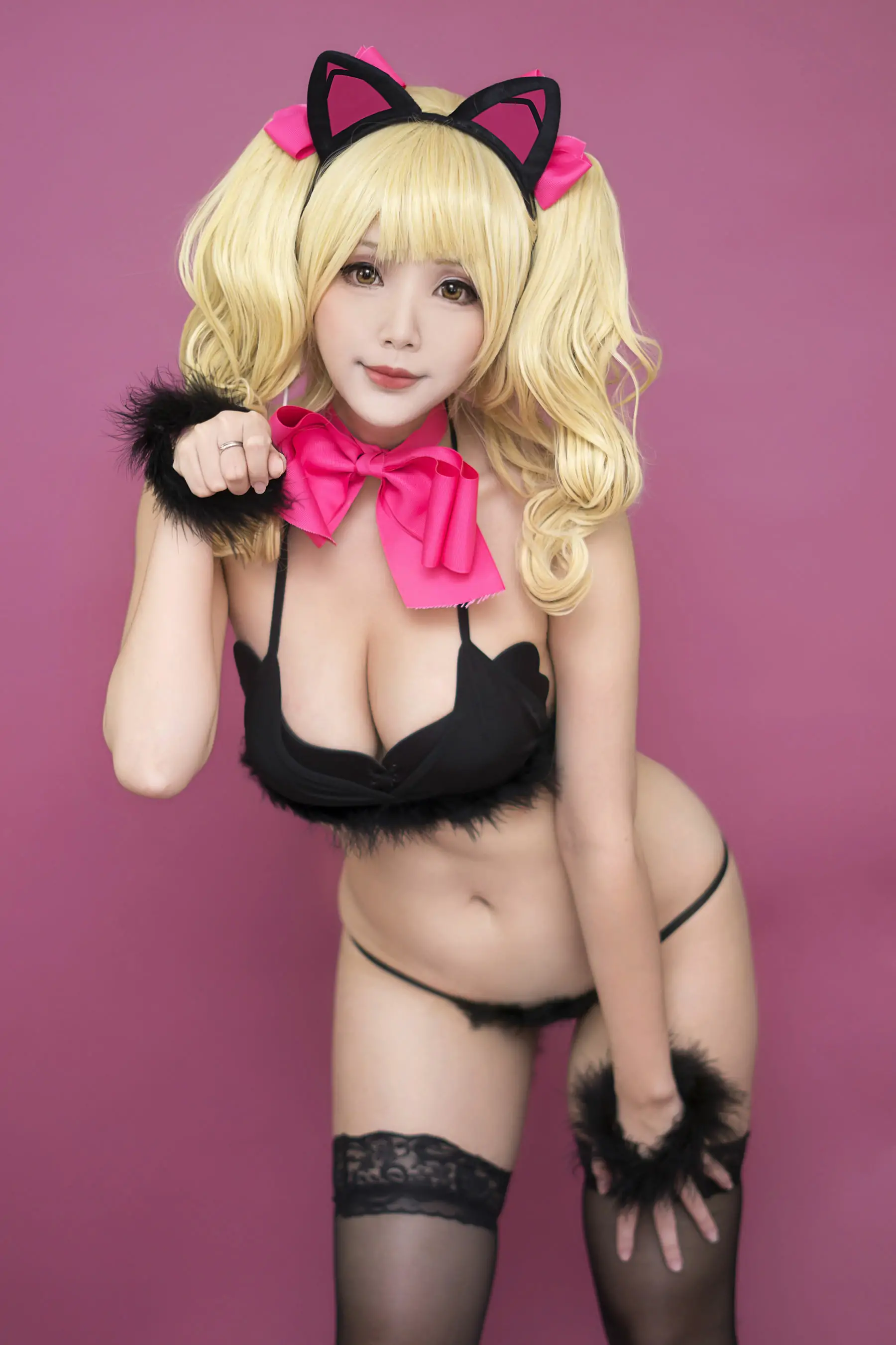 [福利COS] 越裔正妹Hana bunny - Black Cat D.Va (Overwatch)