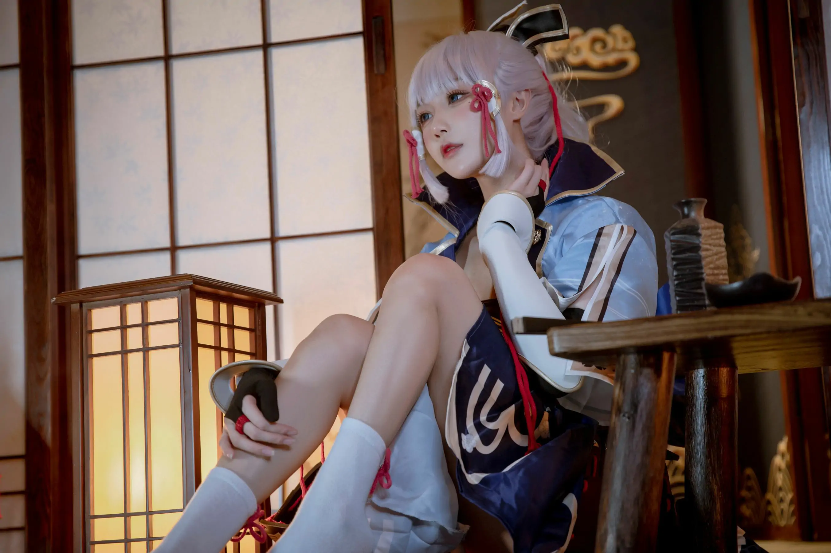 [福利COS] 动漫博主阿包也是兔娘 - 神里凌华