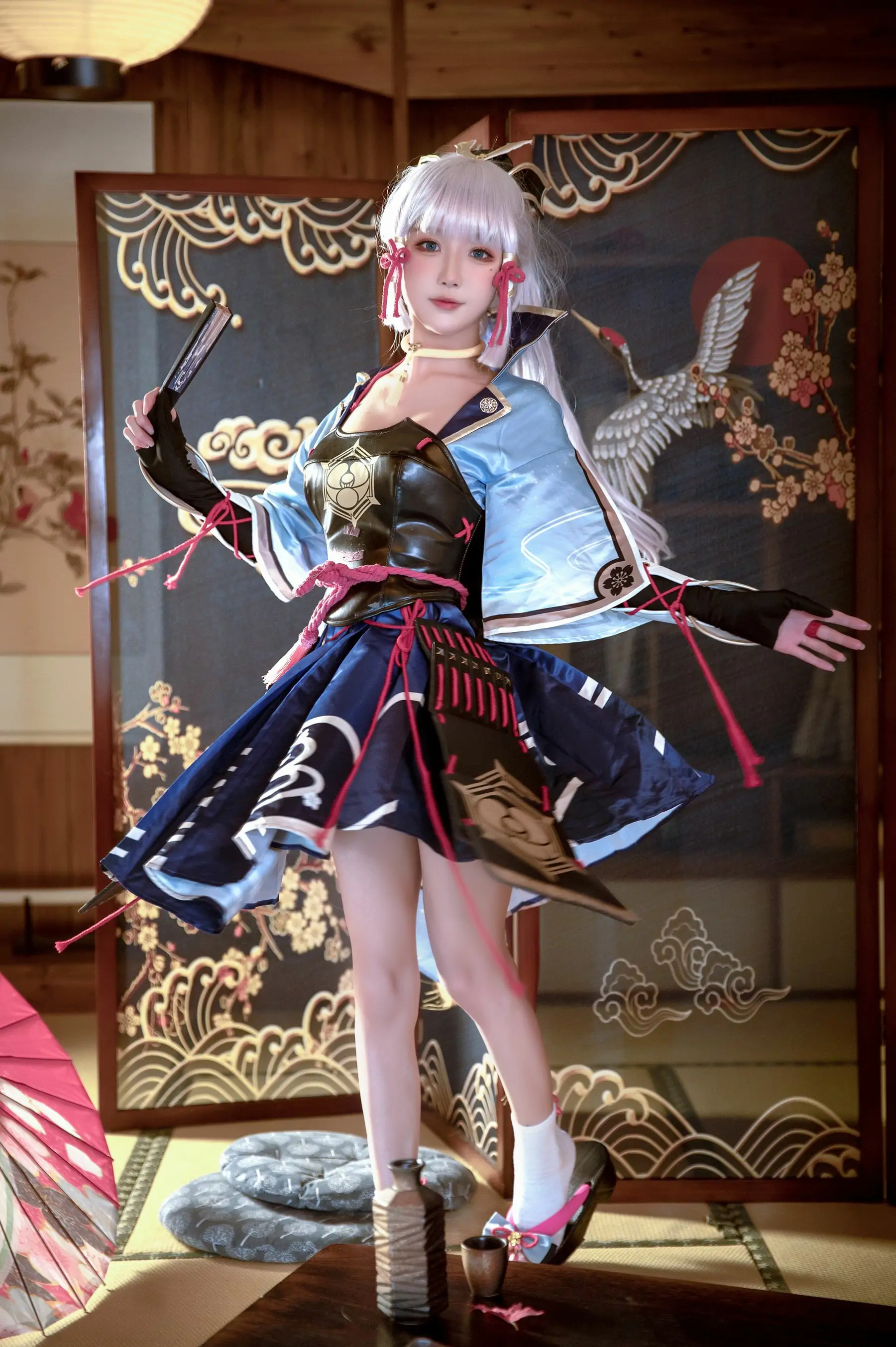 [福利COS] 动漫博主阿包也是兔娘 - 神里凌华