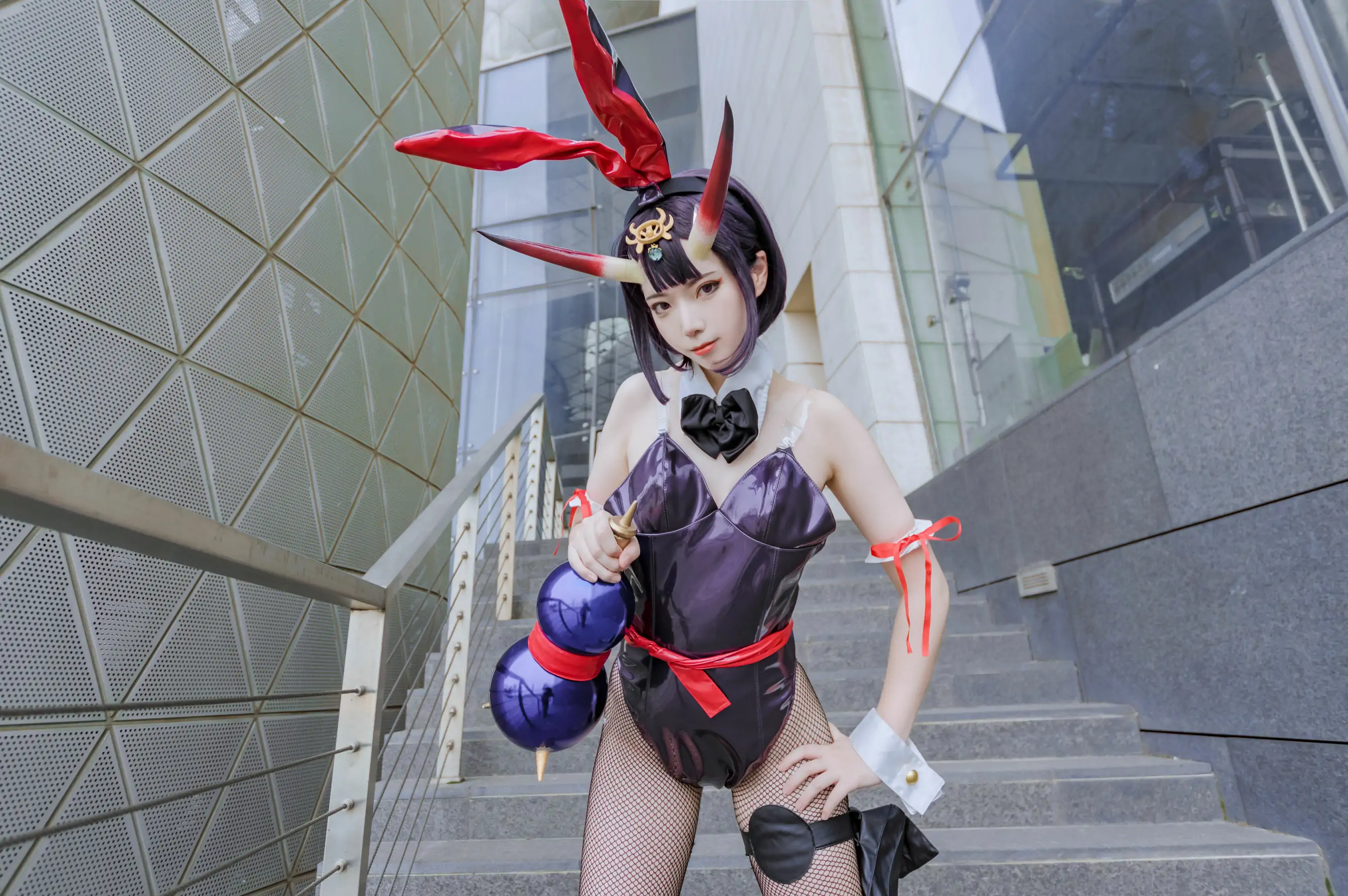 [福利COS] 可爱妹子Fushii_海堂 - 酒吞兔女郎