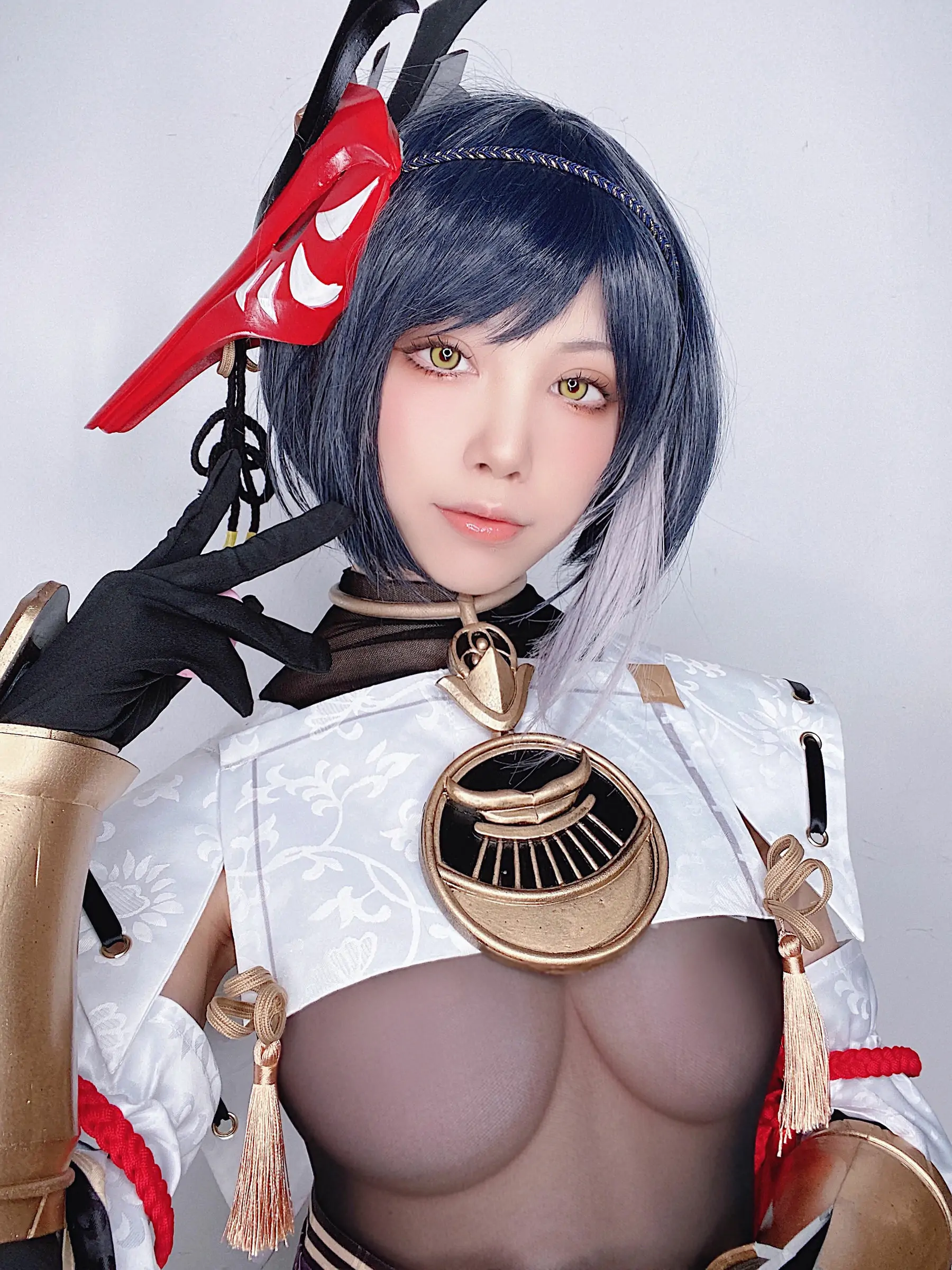 [福利COS] 动漫博主水淼aqua - 九条裟罗 自拍