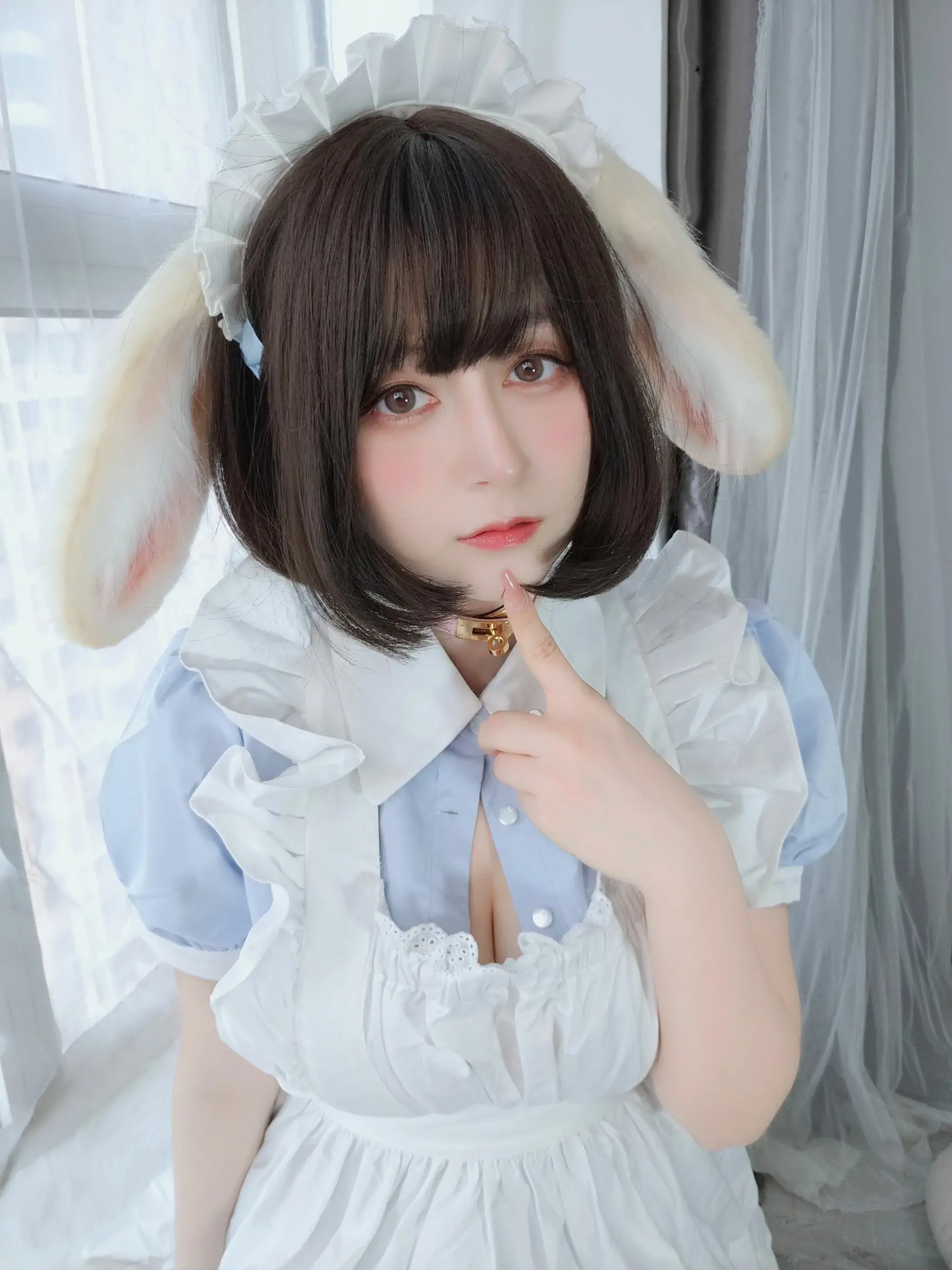 [福利COS] Coser小姐姐白银 - 兔女仆